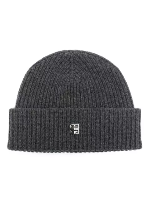 Givenchy ribbed-knit beanie hat Women 0122