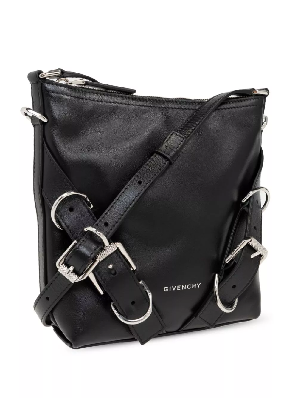 Cheap Givenchy Voyou leather messenger bag Men 0113