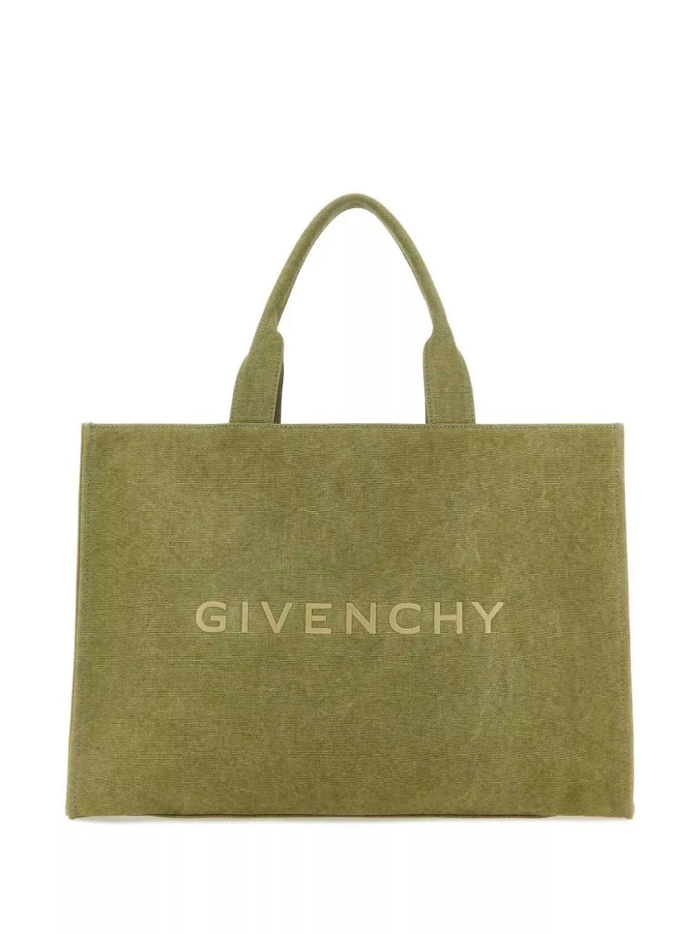 Cheap Givenchy logo-embroidered cotton tote bag Men 0125