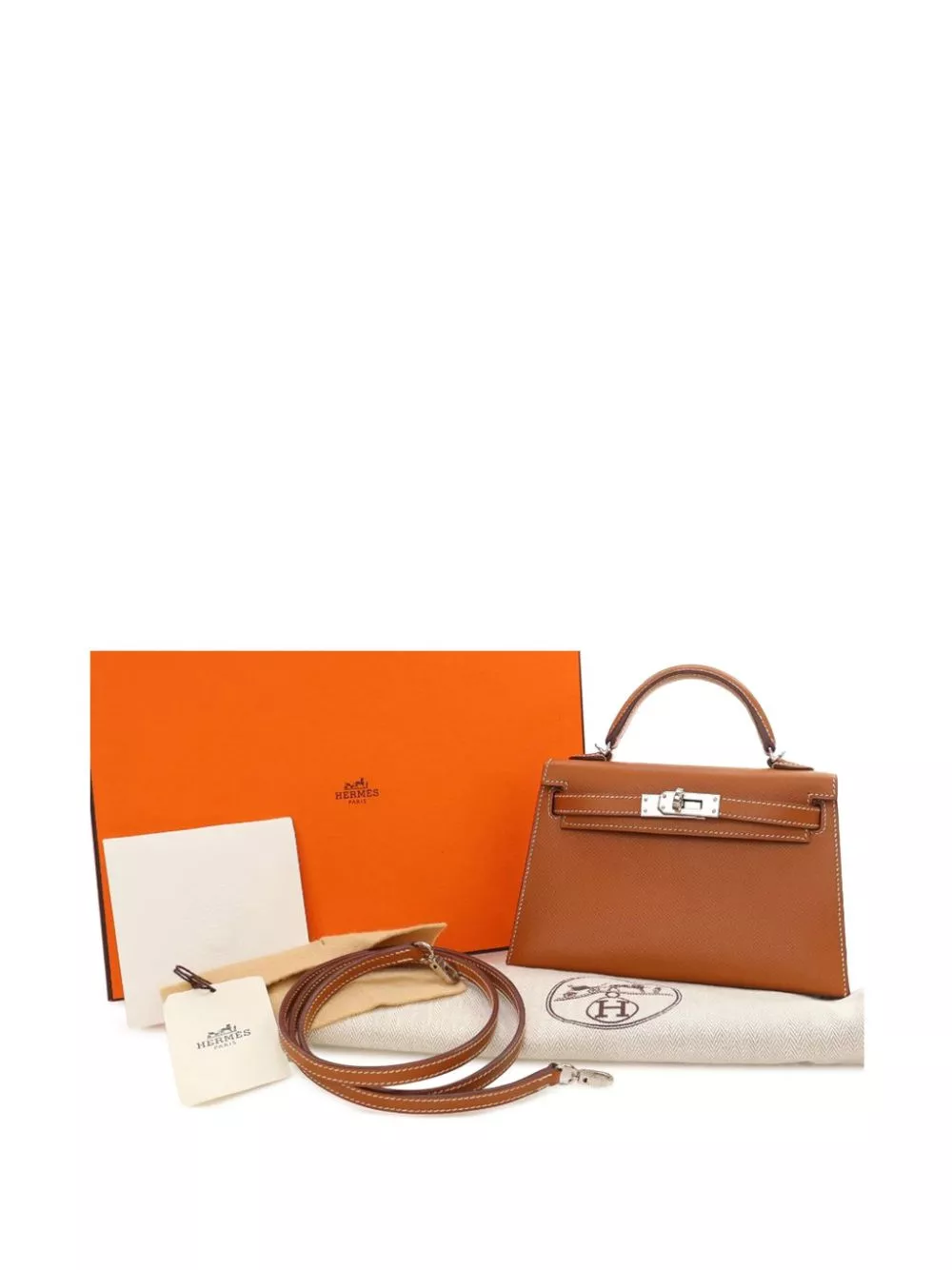 Affordable Hermes 2018 Mini Epsom Kelly Sellier 20 satchel Women 0131