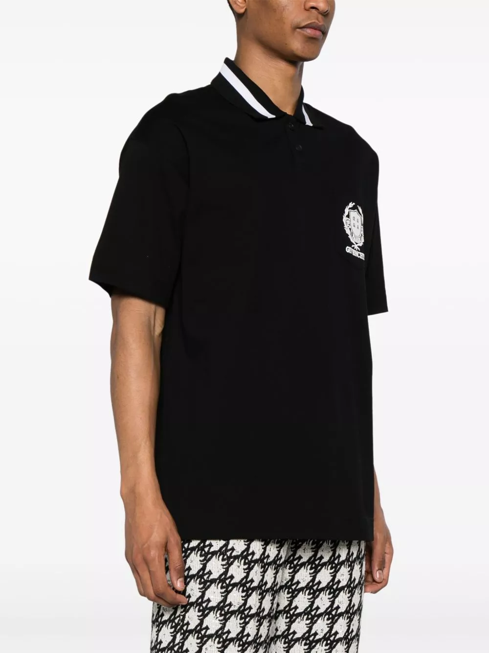 Affordable Givenchy logo-embroidered cotton polo shirt Men 0129