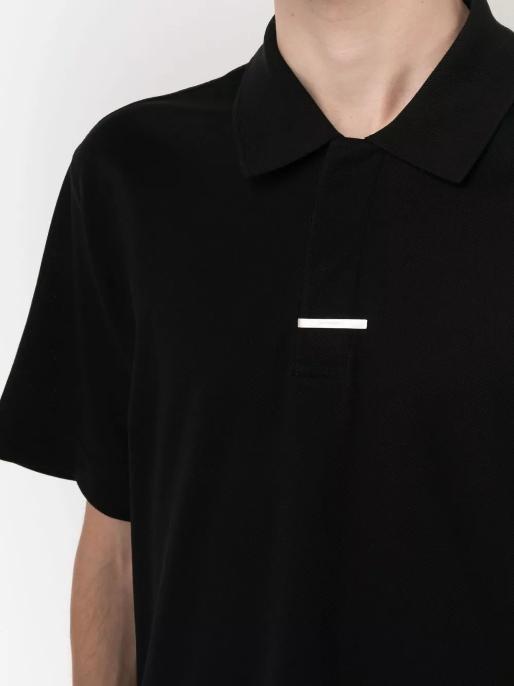 Affordable Givenchy logo-plaque cotton polo shirt Men 0129