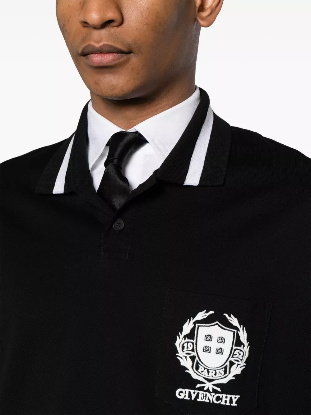 Affordable Givenchy logo-embroidered cotton polo shirt Men 0129