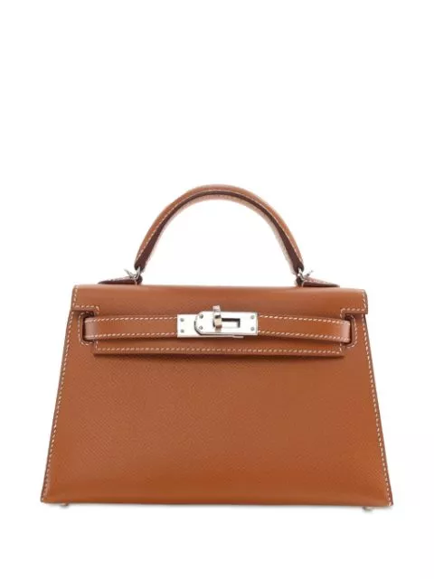 Affordable Hermes 2018 Mini Epsom Kelly Sellier 20 satchel Women 0131