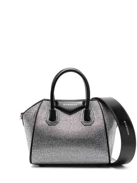 Affordable Women Givenchy Toy tote crystal-embellished bag Antigona 0217