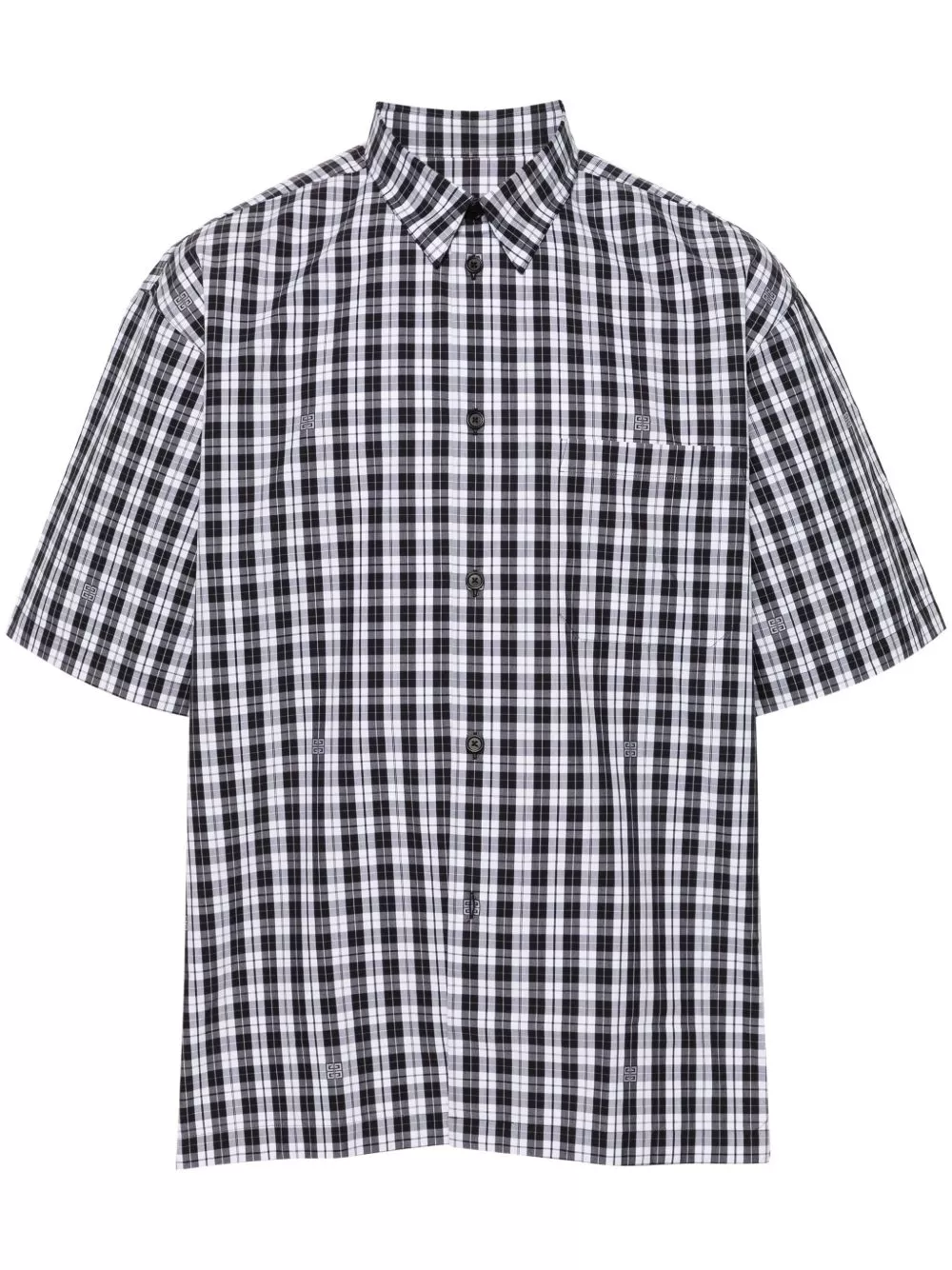 Cheap Givenchy 4G checked cotton shirt Men 0201