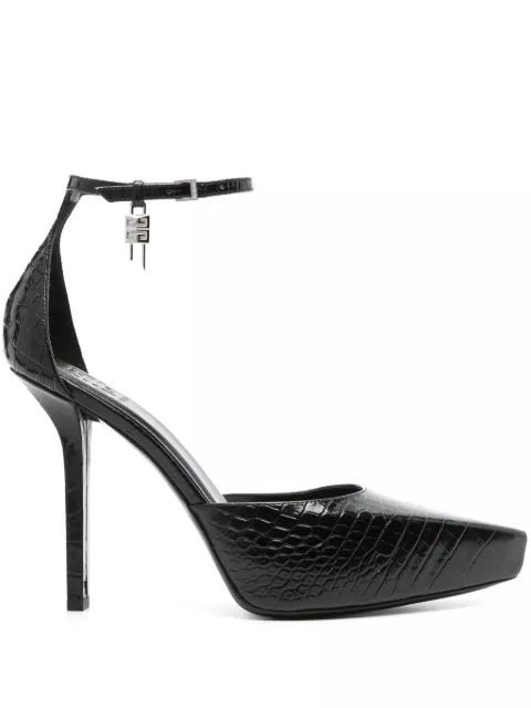 Cheap Givenchy 105mm croc-embossed leather pumps Women 0202