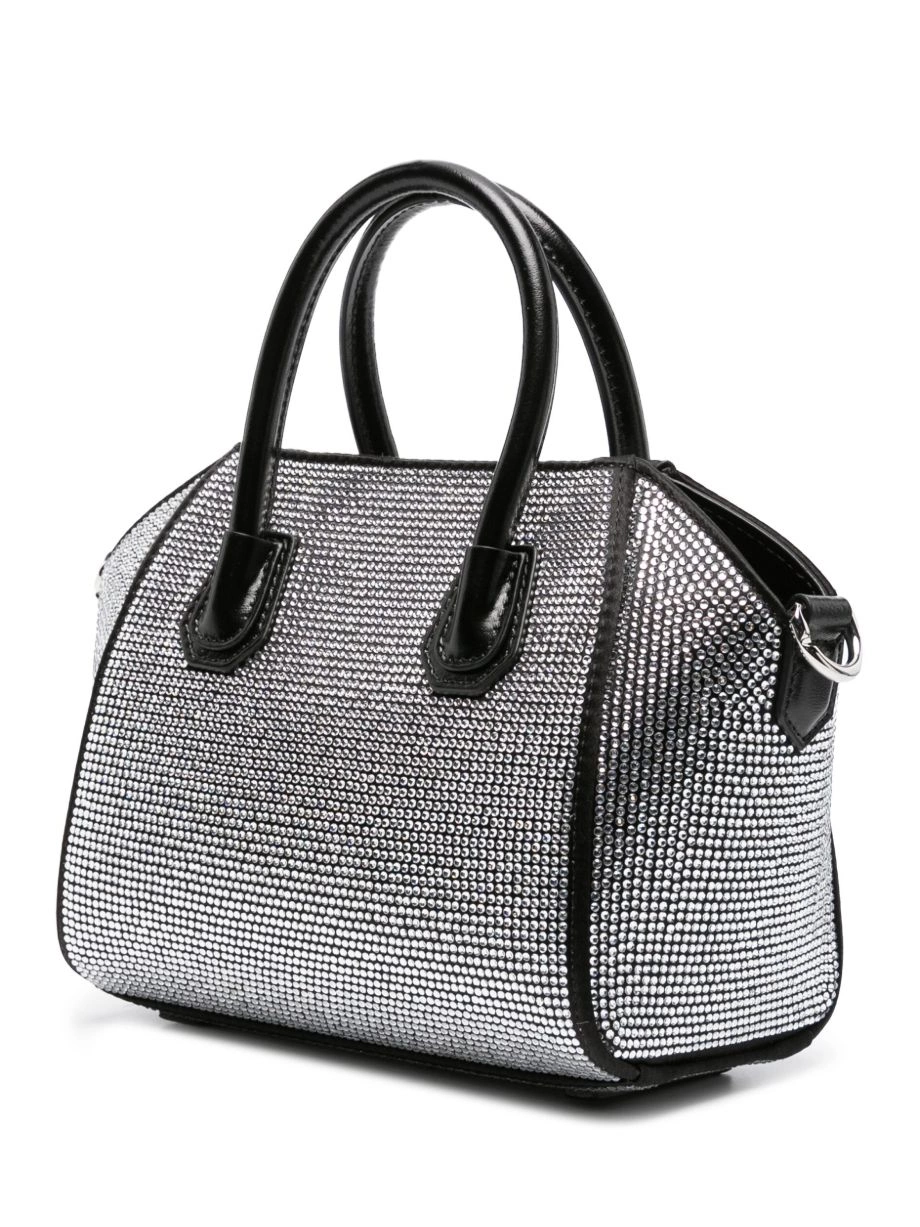 Affordable Women Givenchy Toy tote crystal-embellished bag Antigona 0217