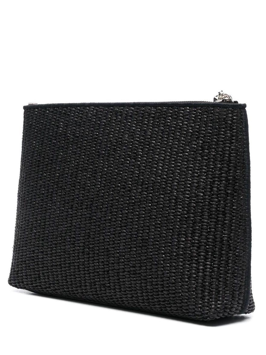 Cheap Women Givenchy clutch bag logo-print raffia 0217