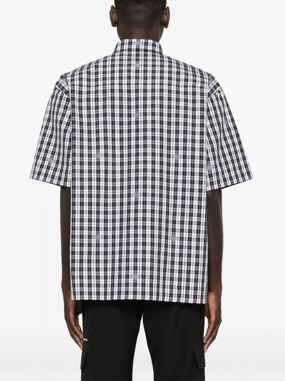 Cheap Givenchy 4G checked cotton shirt Men 0201