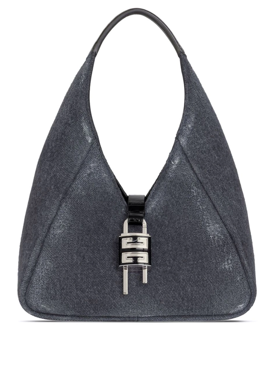 Affordable Givenchy G-Lock shoulder denim mini Women bag 0311