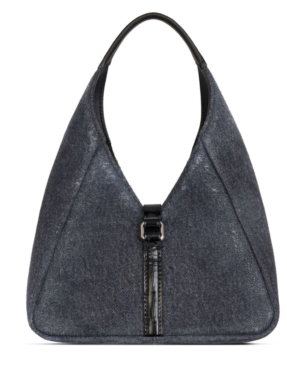 Affordable Givenchy G-Lock shoulder denim mini Women bag 0311